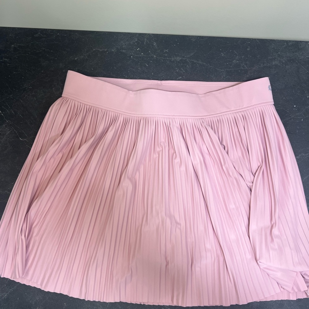 Kyodan Light Pink Pleated Skirt with Shorts